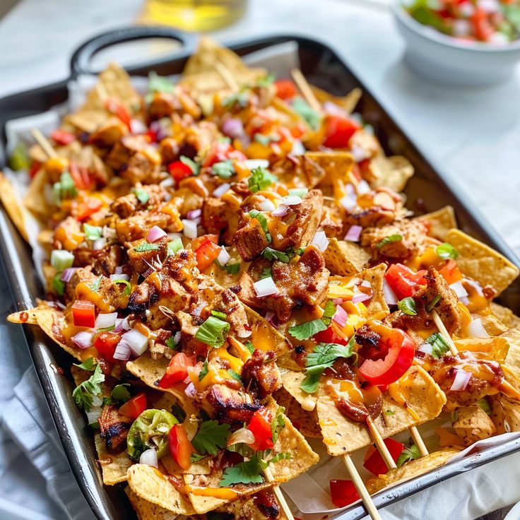 Crispy Chicken Nachos