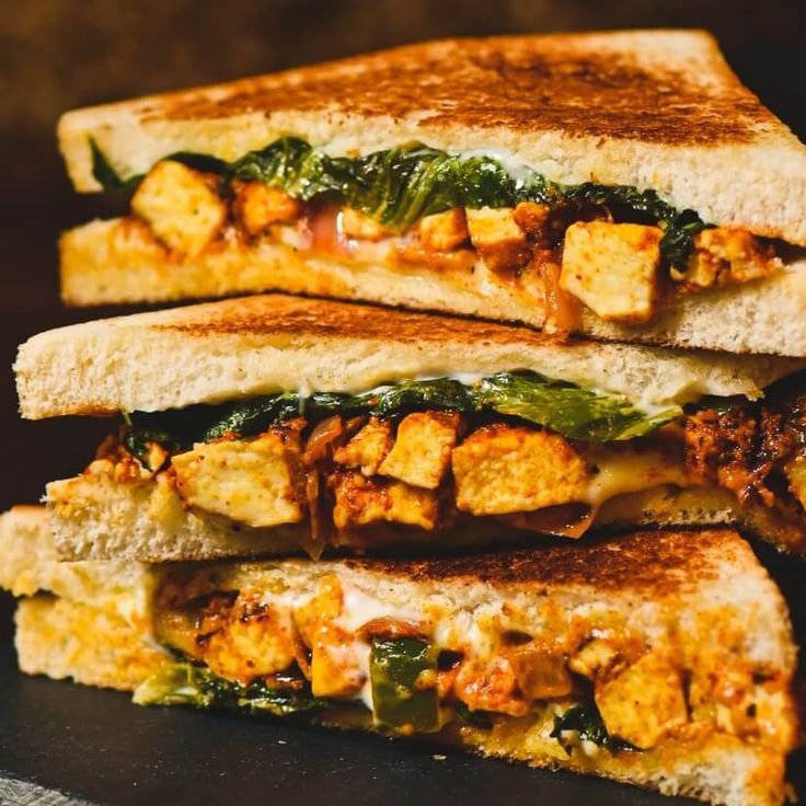 Paneer Tikka Sandwich